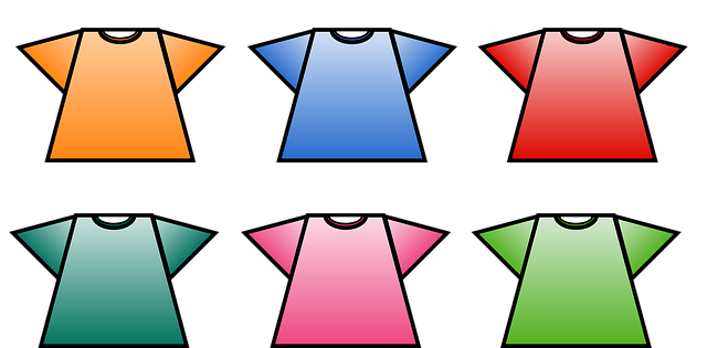 barevný trička